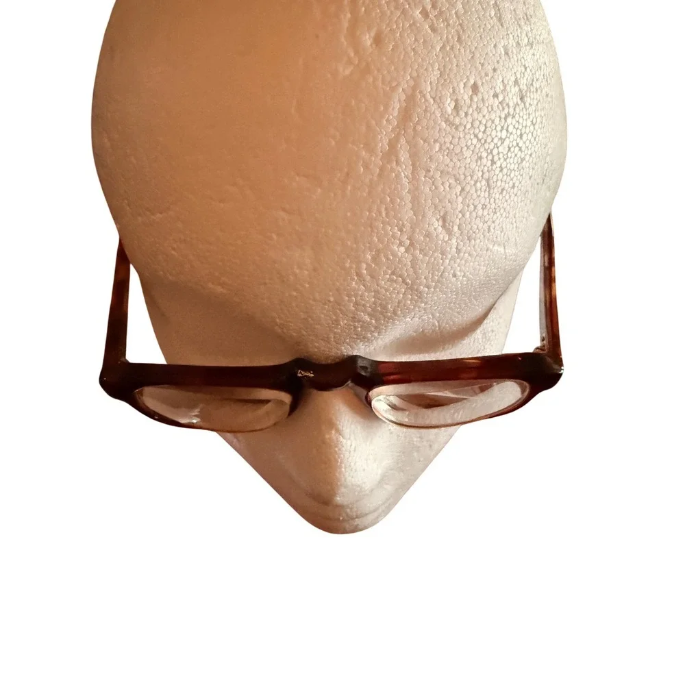 Vtg Coil UK Tortoise Rectangular Eyeglass FRAMES ONLY‎ 45-24-140 90's Academic
